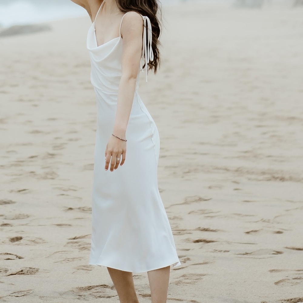 Jenny Yoo Kat Dress Ivory Size 0